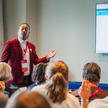 Antoine Pollard teaching at Amplify Portland 2025